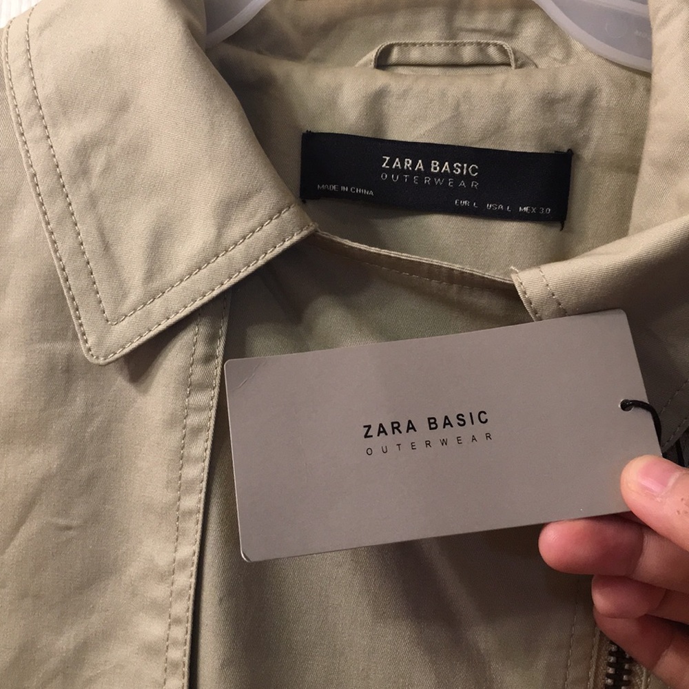 Zara water-repellent trench coat/L - Picture 4 of 6